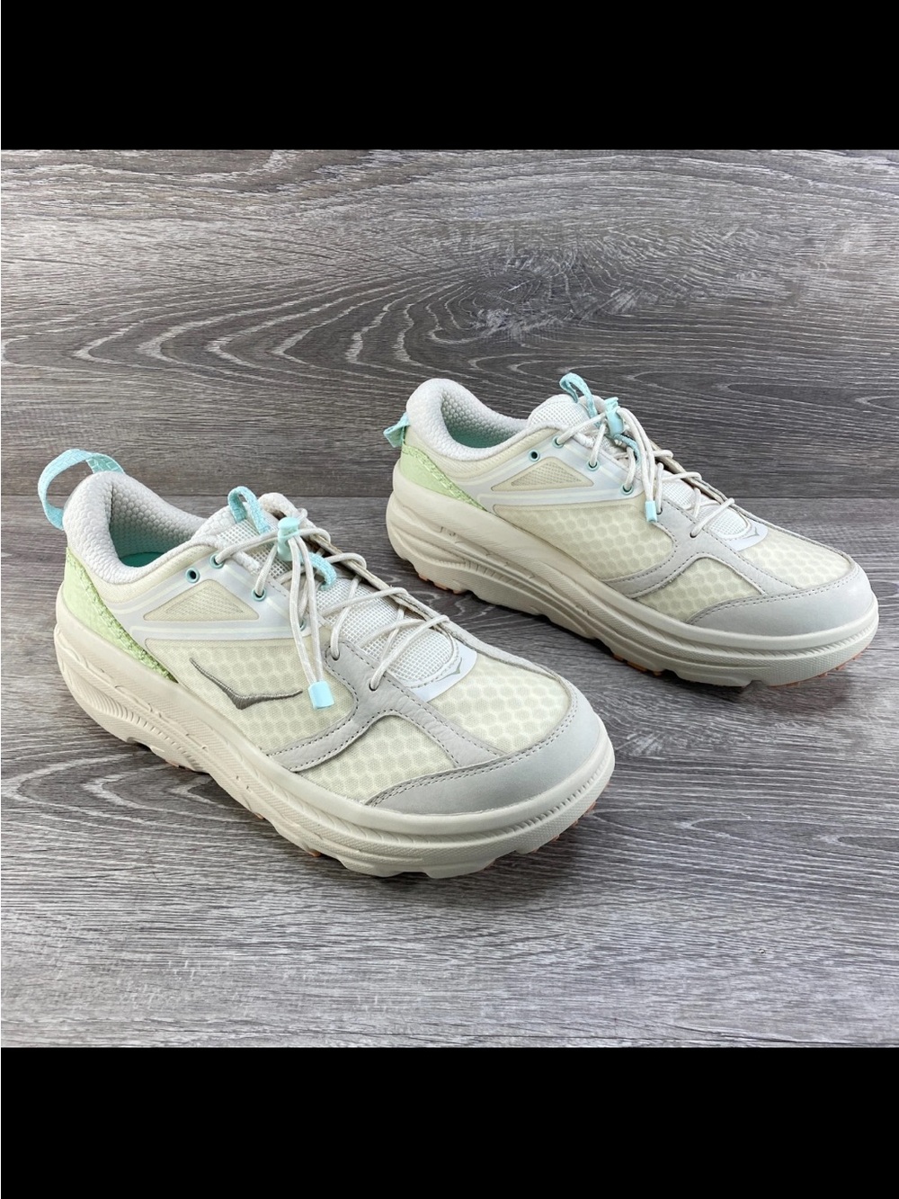 Hoka One One Bondi B3 Oat Milk Men's Size 8 Women’s 9 Sneaker Shoes 1155351-OKT